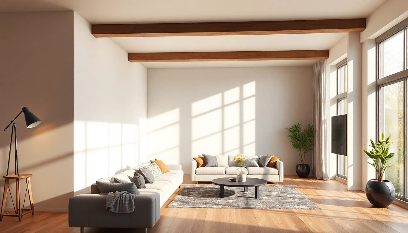 Professionelle 3D Visualisierung erstellen für einen modernen Wohnraum.