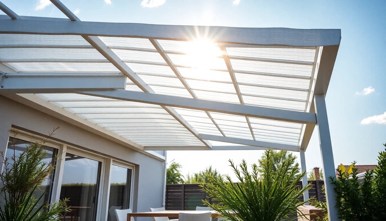 Genießen Sie die Vorteile einer Terrassenüberdachung Alu mit modernem Design und langlebigen Materialien.