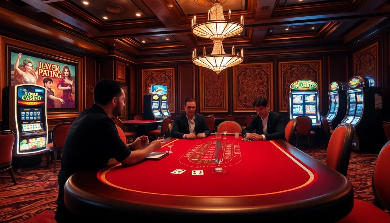 Erkunden Sie die aufregende Welt der ausländischen Online Casinos, wo Spieler am Spieltisch Baccarat und Blackjack spielen.