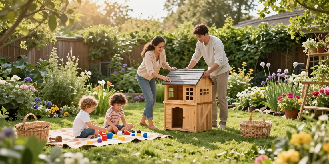 Gartenhaus kaufen und den Traumgarten mit Familienmomenten gestalten.