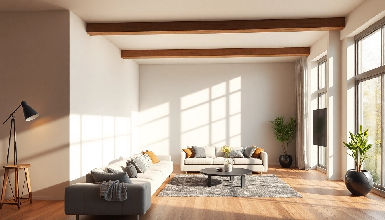 Professionelle 3D Visualisierung erstellen für einen modernen Wohnraum.