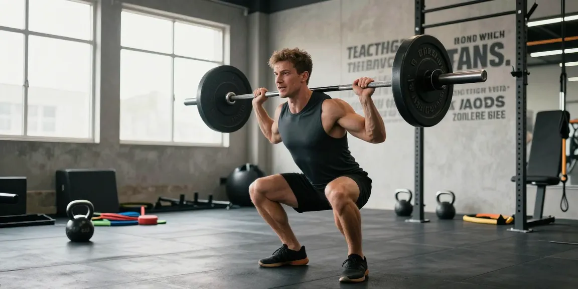 Bodybuilder, der in einem modernen Fitnessstudio trainiert und das Engagement von Anabolika Shop zur Stärkung der Fitness symbolisiert.