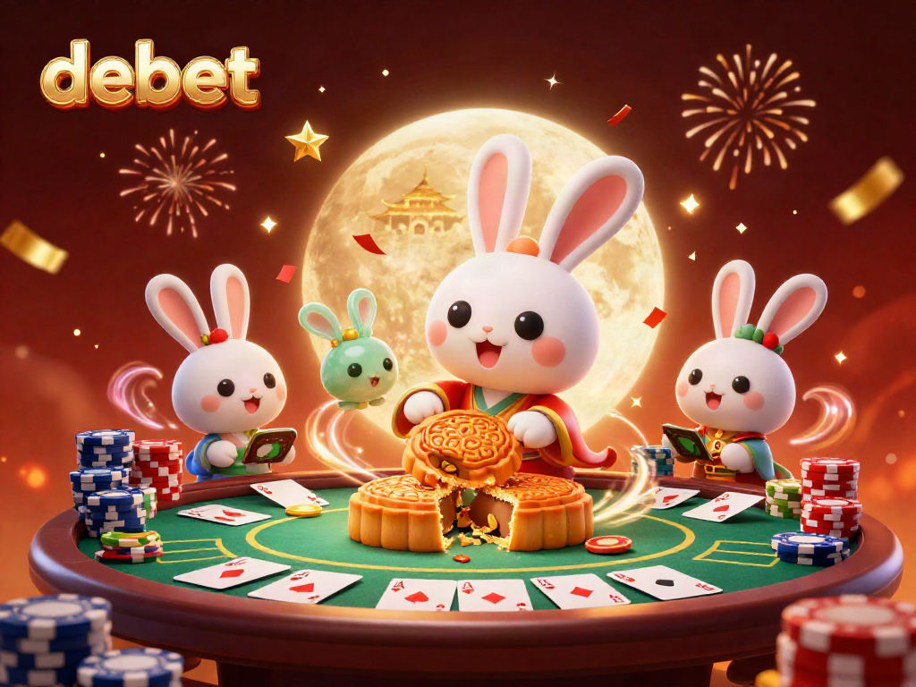 Experience top-notch gaming with debet at this fantastical casino scene featuring iconic poker elements.