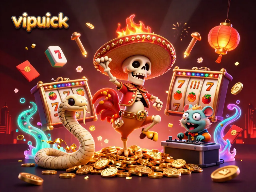 Experience the thrill of vipluck in a vibrant online casino scene filled with dynamic game elements.