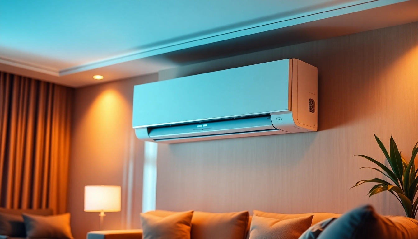 Showcasing the sleek design of a split air conditioning unit, emphasizing Klima kosten for energy-efficient comfort.