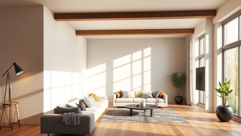 Professionelle 3D Visualisierung erstellen für einen modernen Wohnraum.