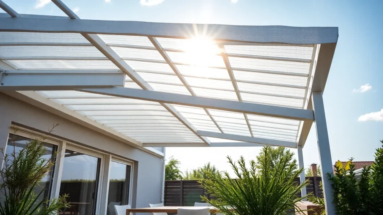 Genießen Sie die Vorteile einer Terrassenüberdachung Alu mit modernem Design und langlebigen Materialien.