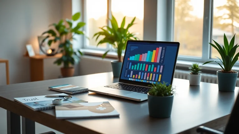 Showcase professionals utilizing effective marketing für pflegedienste strategies in a modern office.
