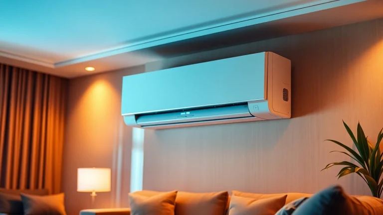 Showcasing the sleek design of a split air conditioning unit, emphasizing Klima kosten for energy-efficient comfort.
