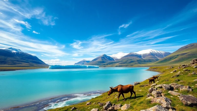 Erlebe die atemberaubende Landschaft während deiner Reise nach Island mit Gletschern und Wasserfällen.