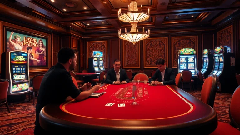 Erkunden Sie die aufregende Welt der ausländischen Online Casinos, wo Spieler am Spieltisch Baccarat und Blackjack spielen.