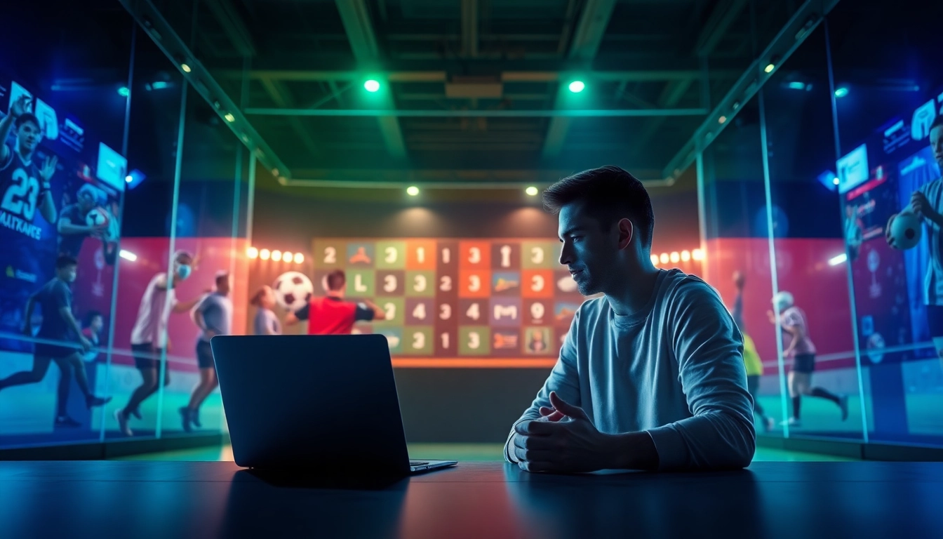 Interagieren mit verschiedenen Sportwetten ohne LUGAS auf einer modernen Plattform und genießend eine dynamische Atmosphäre.
