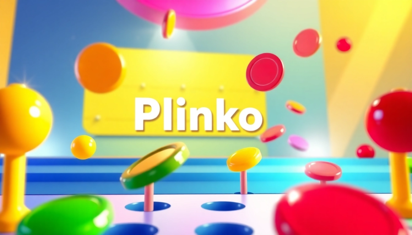 Erleben Sie die aufregende Plinko Erfahrung mit bunten Spieldiscs und farbenfrohen Pinnen.