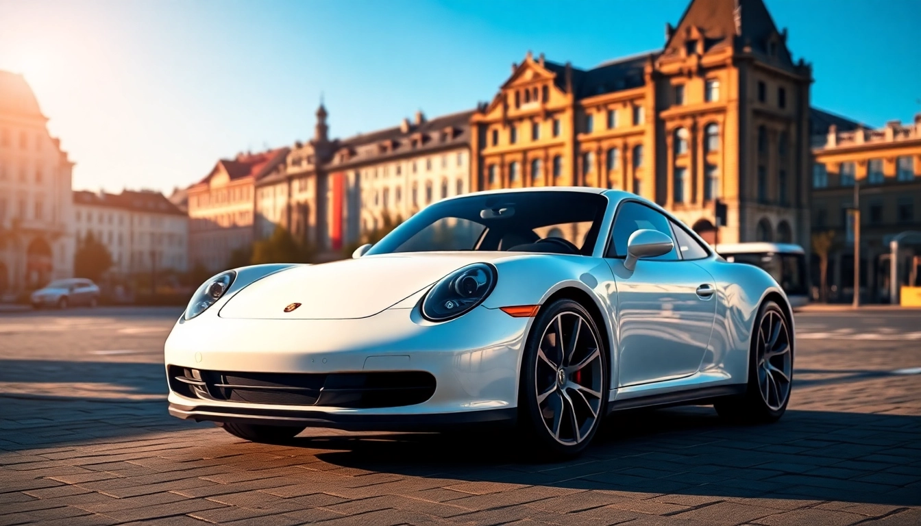 Porsche PPF München: Glänzendes Fahrzeug mit Lackschutzfolie in München, elegant und modern.